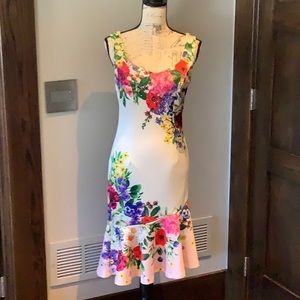 Sleeveless Floral Dress.